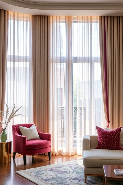 After Luxury Drapes Cleaning